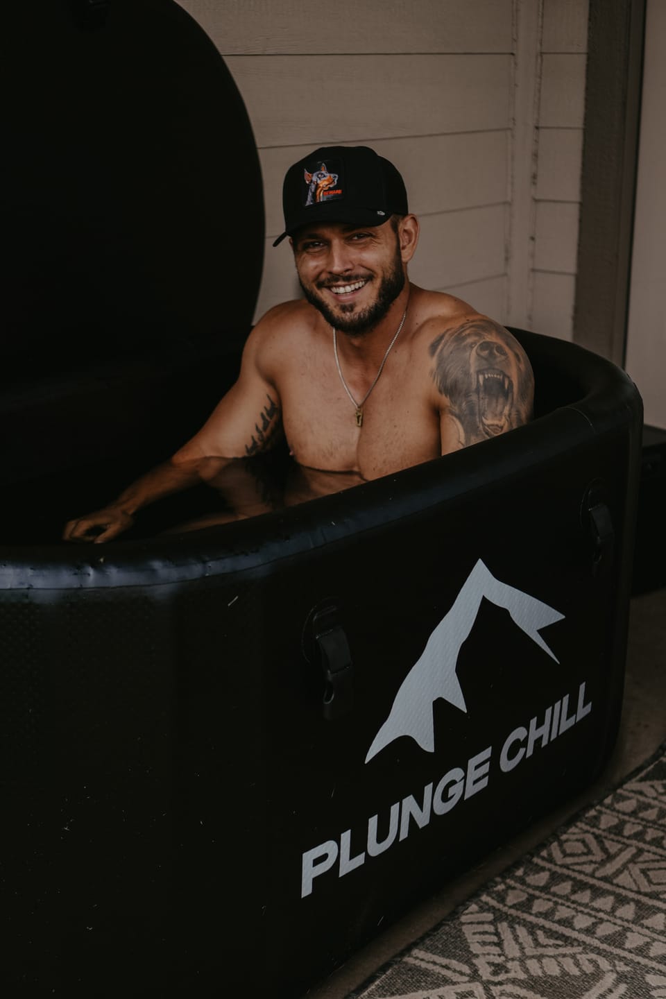 Customer photo review of Cold Plunge Chiller + Pro Tub