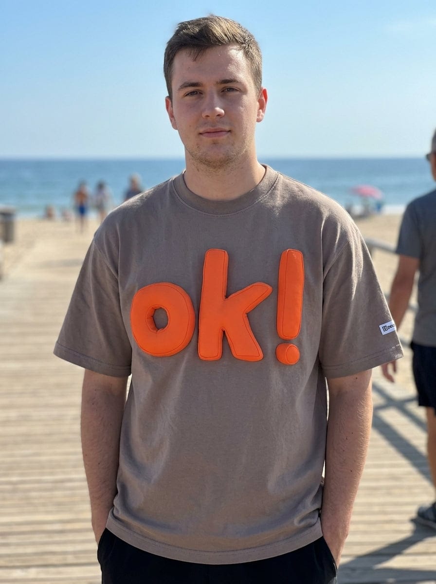 Customer photo review of Fun "OK!" Graphic T-Shirt