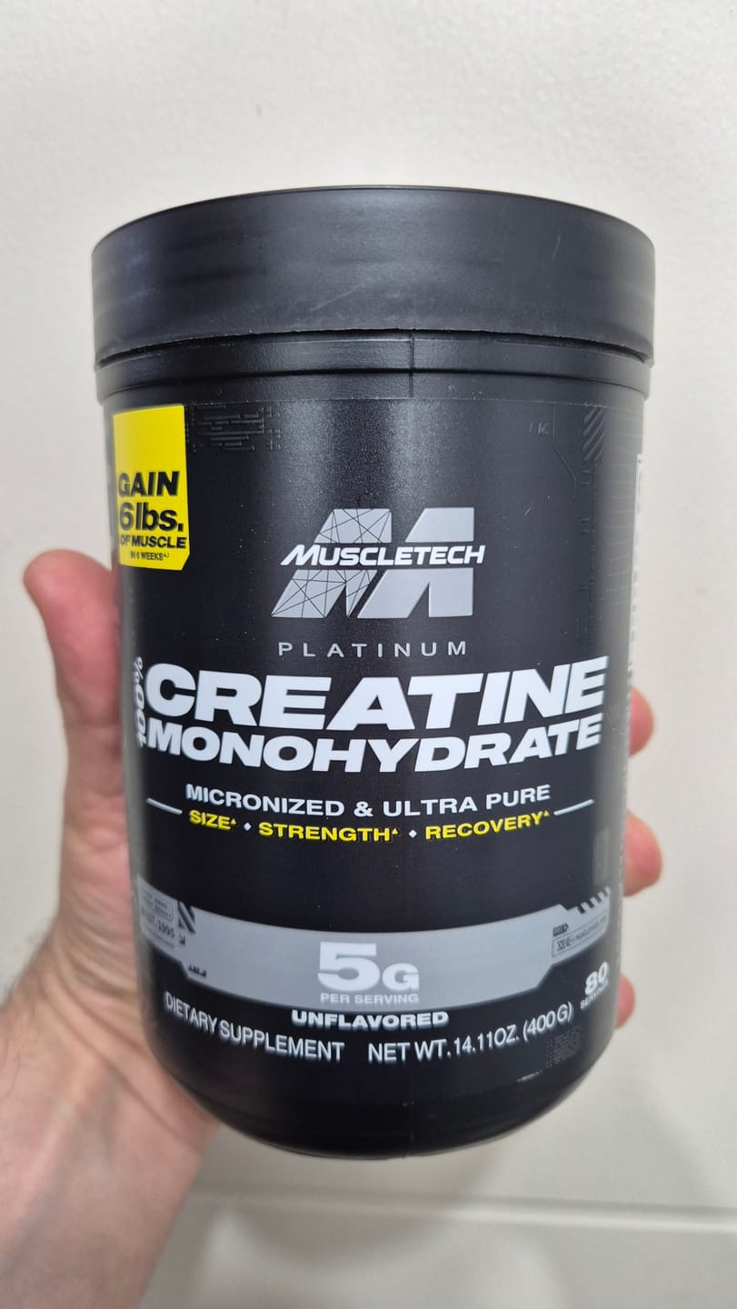 Customer photo review of Creatina platinum 400g - 80 serv