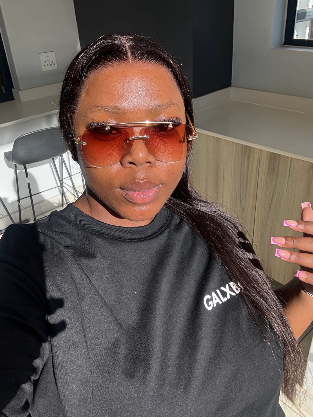 Customer photo review of 12-18" Straight Hair 13x4 Frontal