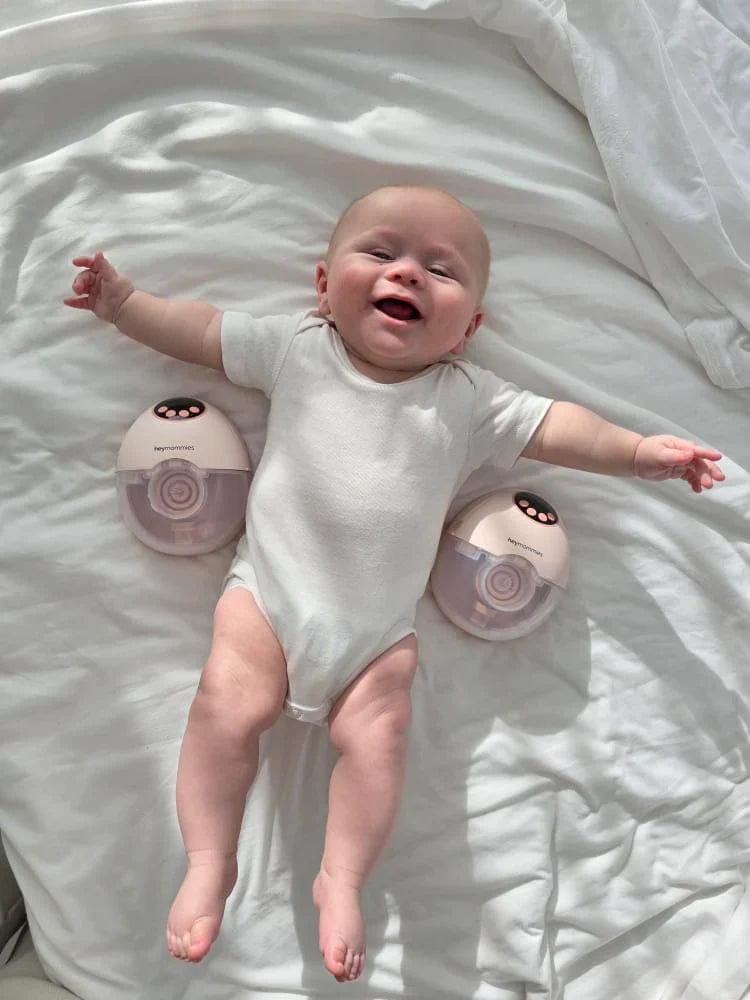 Customer photo review of Draagbare Borstkolf - Heymommies Flow Lite 12