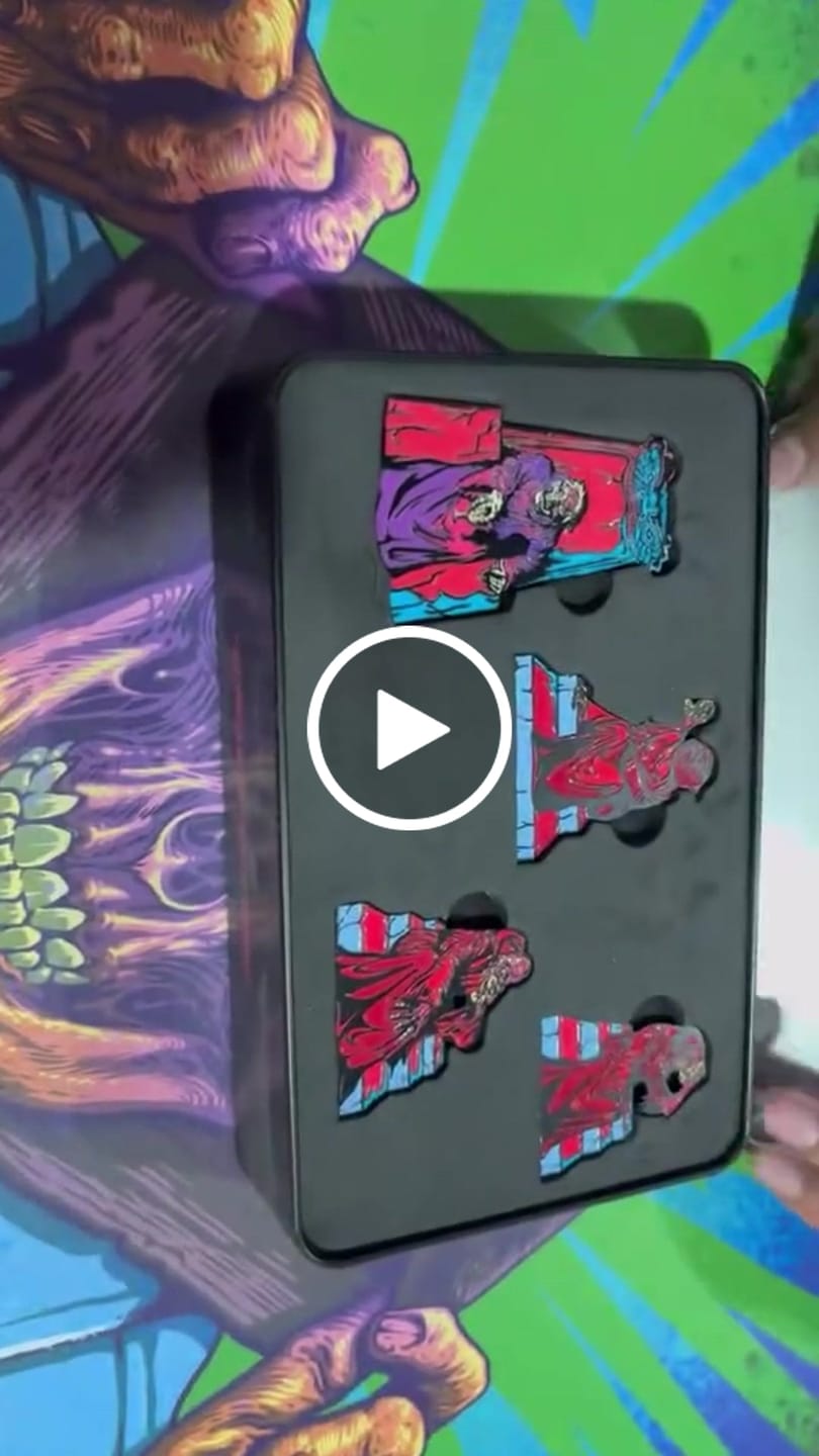 Customer video review of Death - Scream Bloody Gore - Tin Box Pin Set