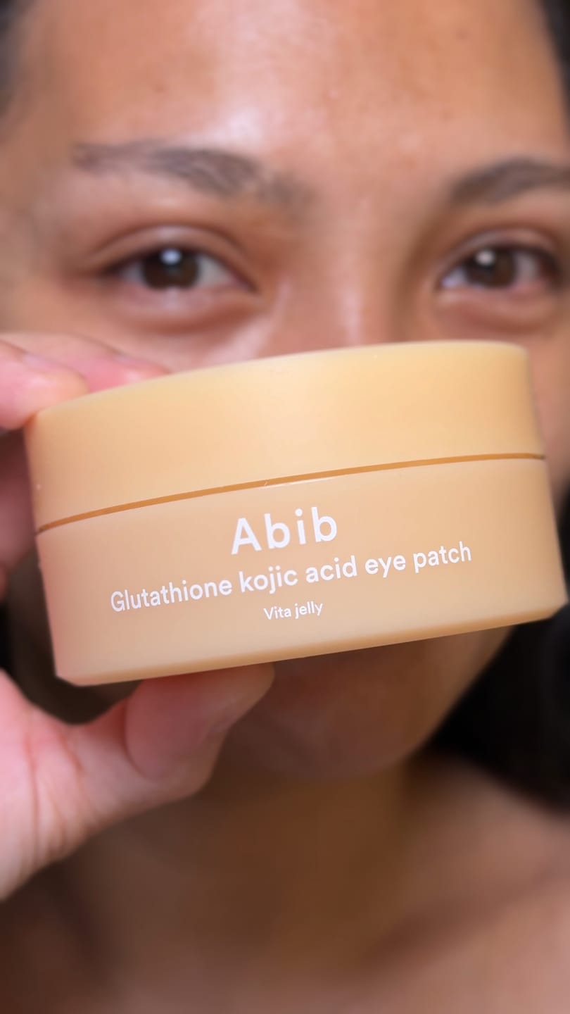Customer photo review of Glutathione kojic acid eye patch Vita jelly