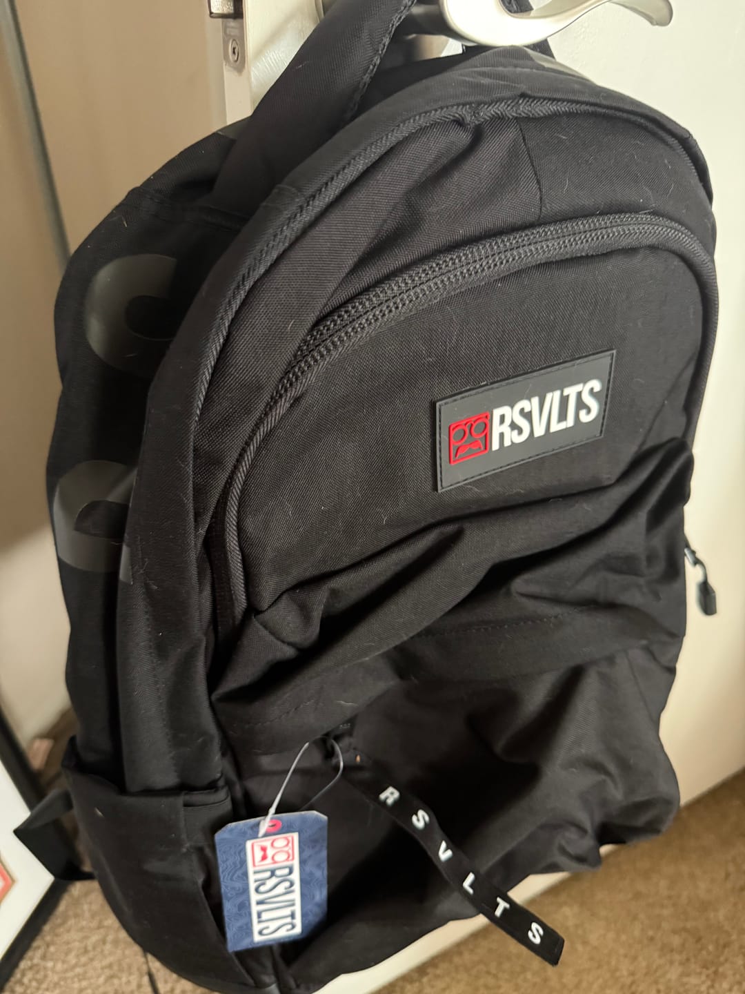 Customer photo review of RSVLTS Black Backpack V1