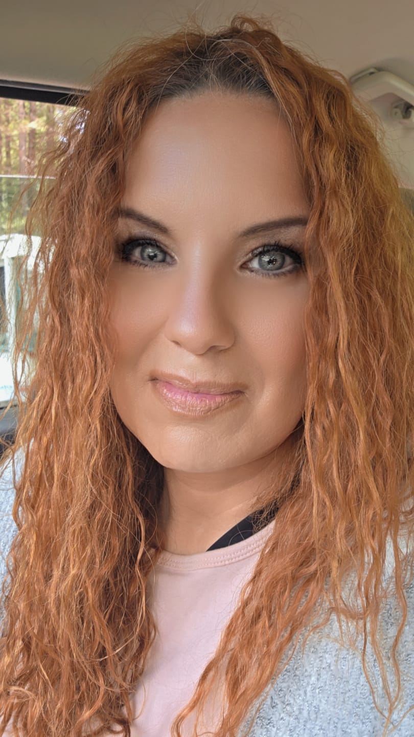 Customer photo review of Amazonia Icy Volcano Gray Prescription Colored Contact Lenses