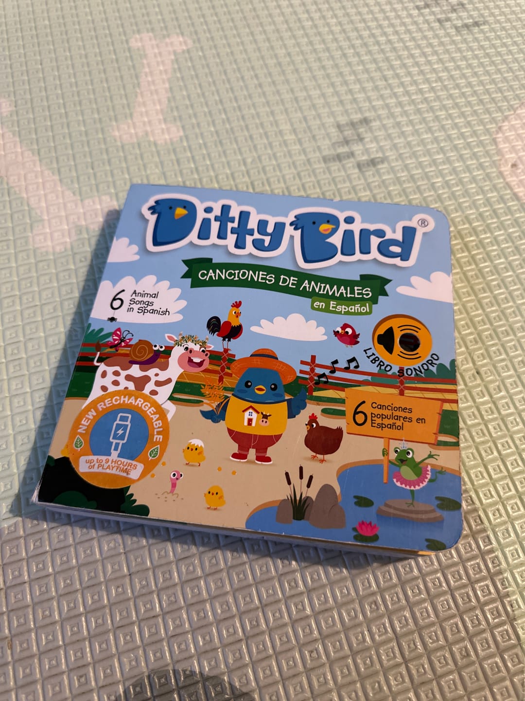 Customer photo review of Libro Interactivo Canciones de Animales en español - Ditty Bird