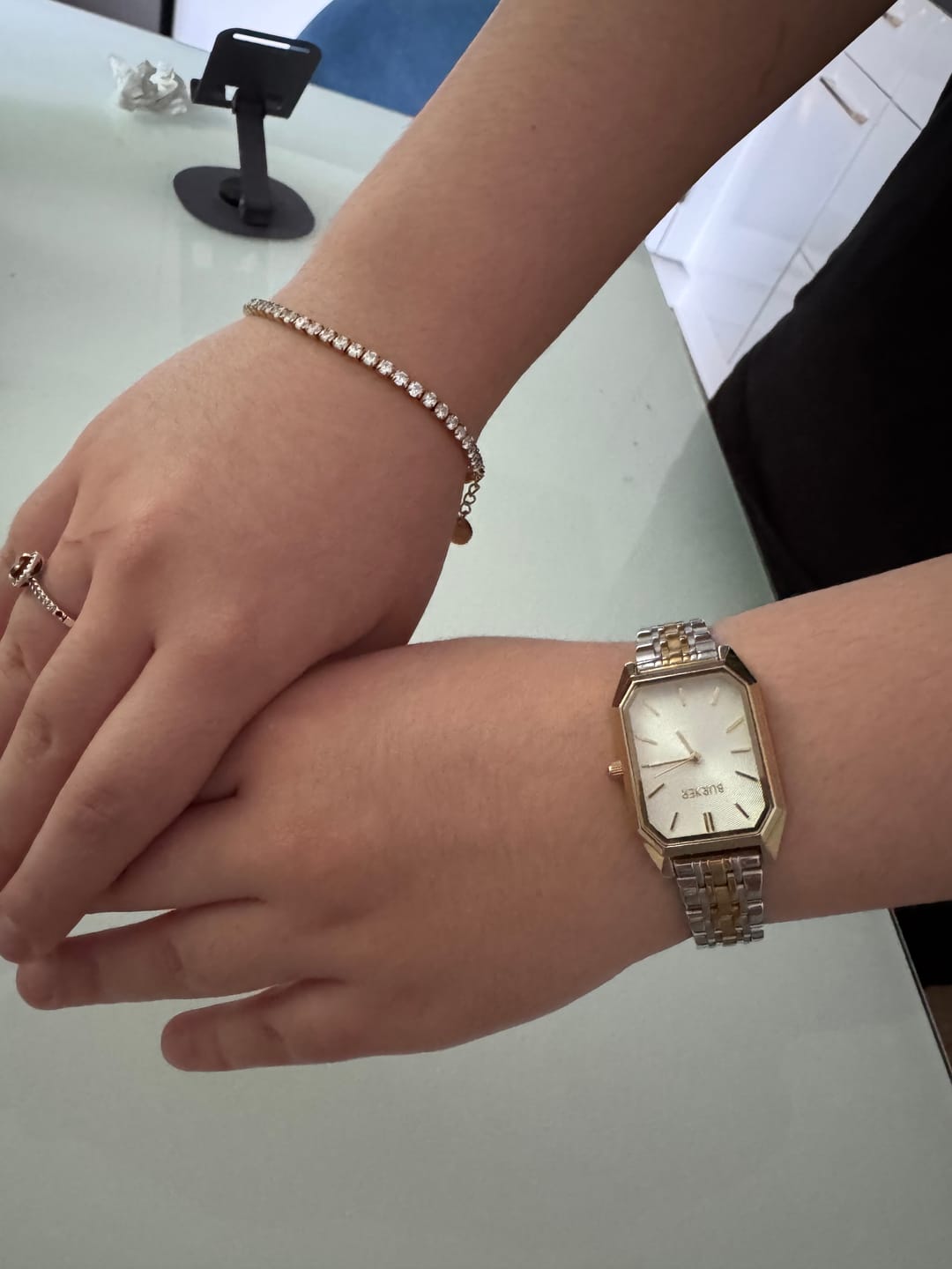 Customer photo review of Isabell Gold Silver