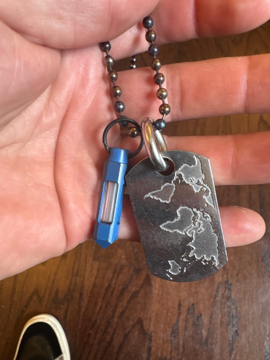 Customer photo review of MONOCHROME LIMITED DROP: Blue Fob, 2025