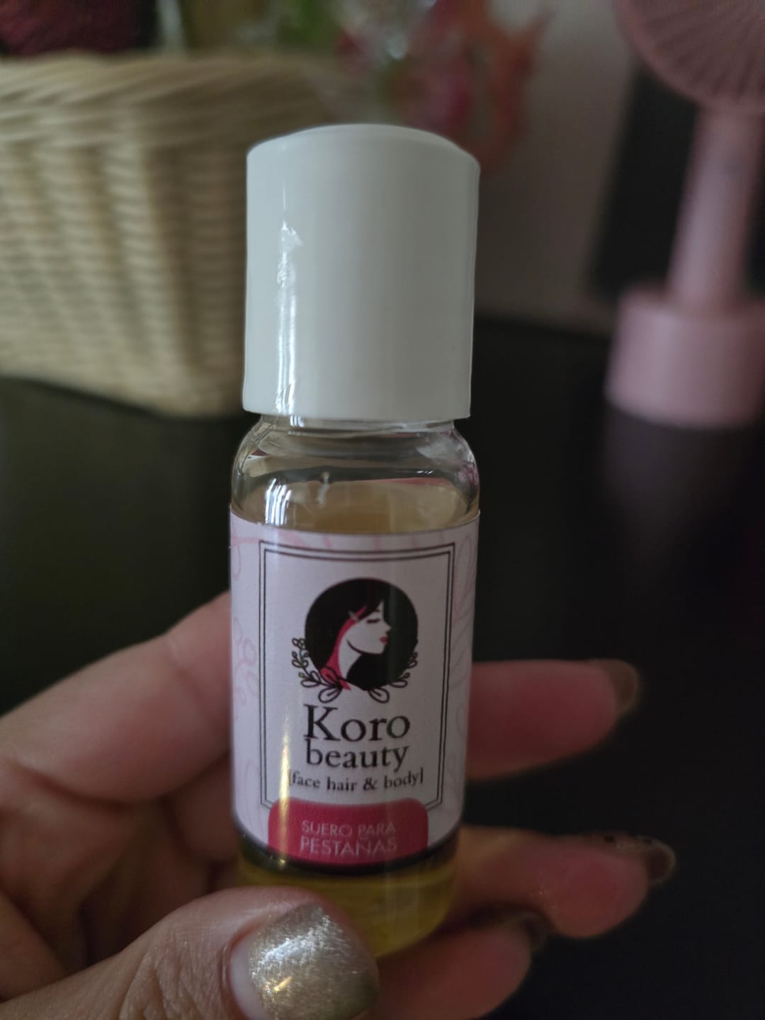 Customer photo review of Suero para pestañas y cejas