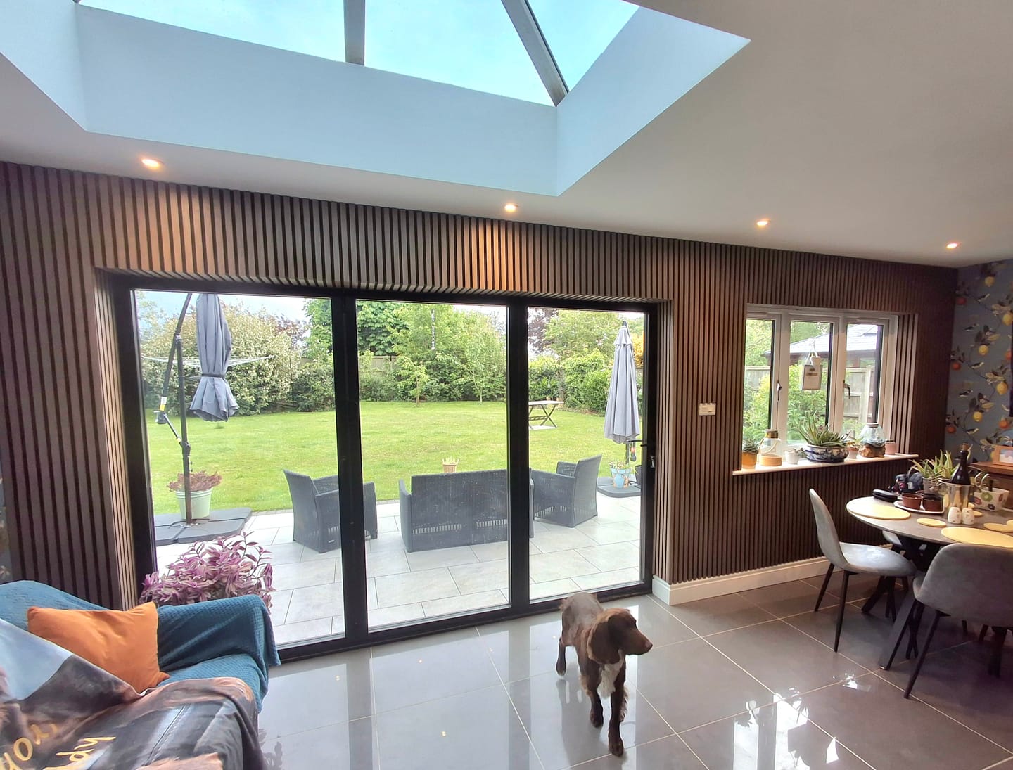 Customer photo review of Premium Acoustic Slatted Wall Panel (Multiple Colours)