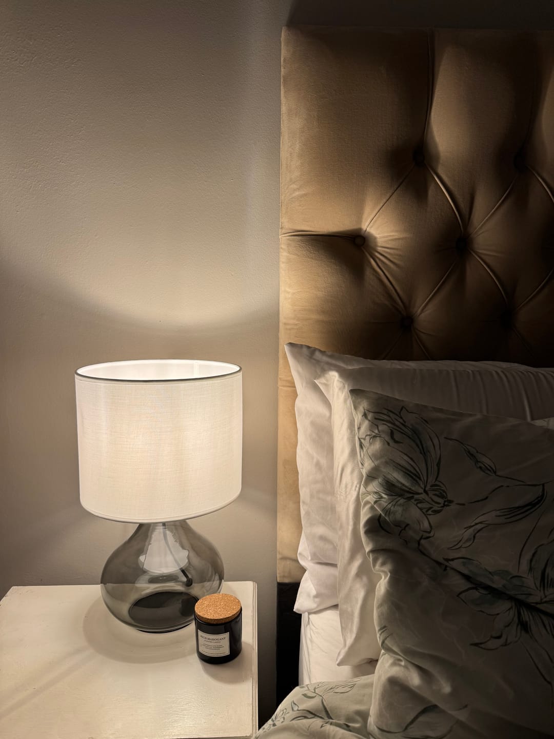 Customer photo review of Sasha Table Lamp | Smoke