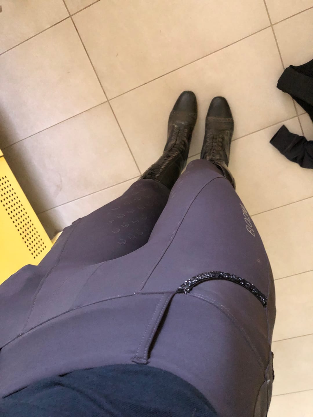Customer photo review of Reitleggings Emilia Voll- oder Kniegrip