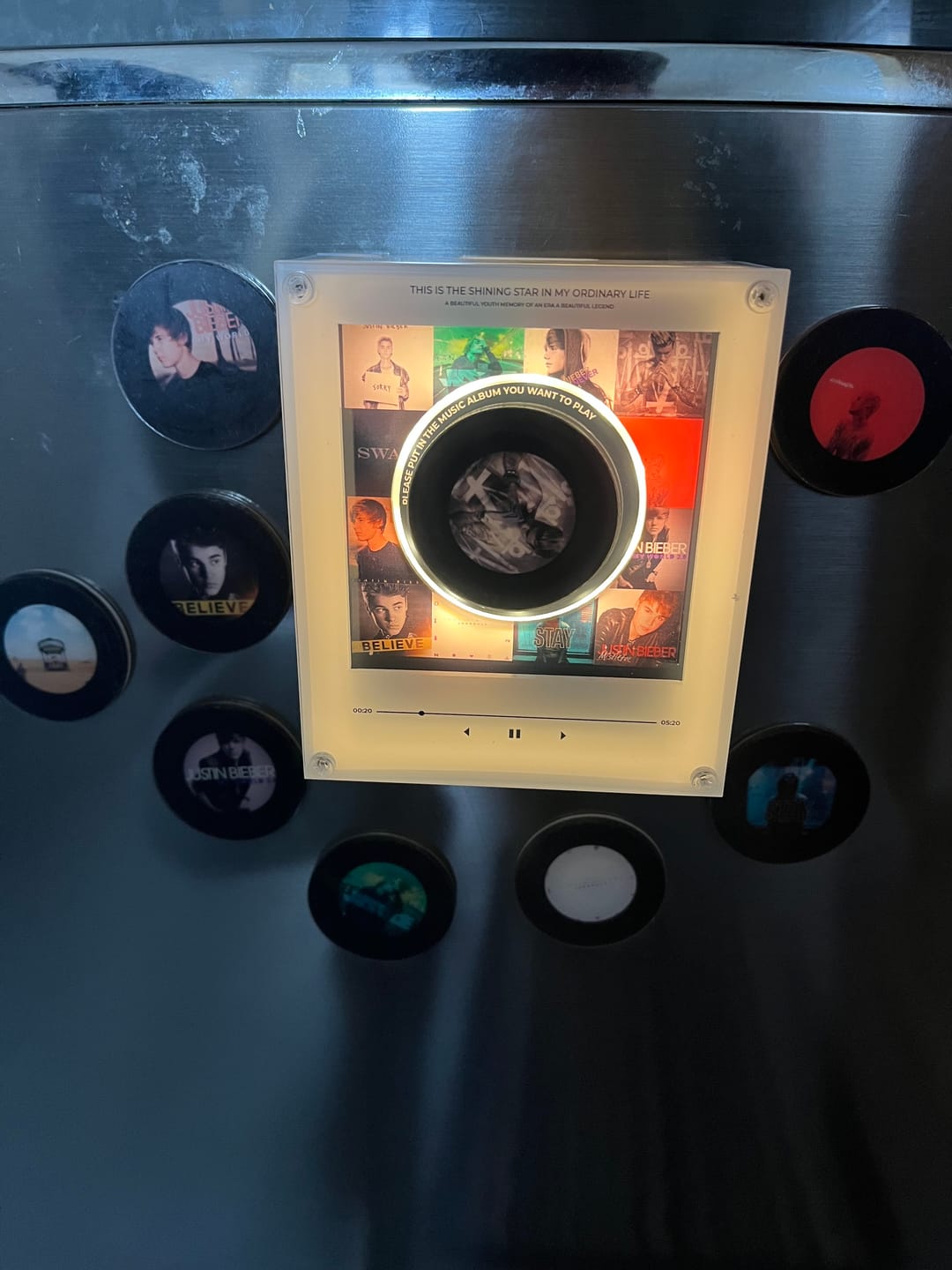 Customer photo review of Replay Music Player - Justin Bieber Edition