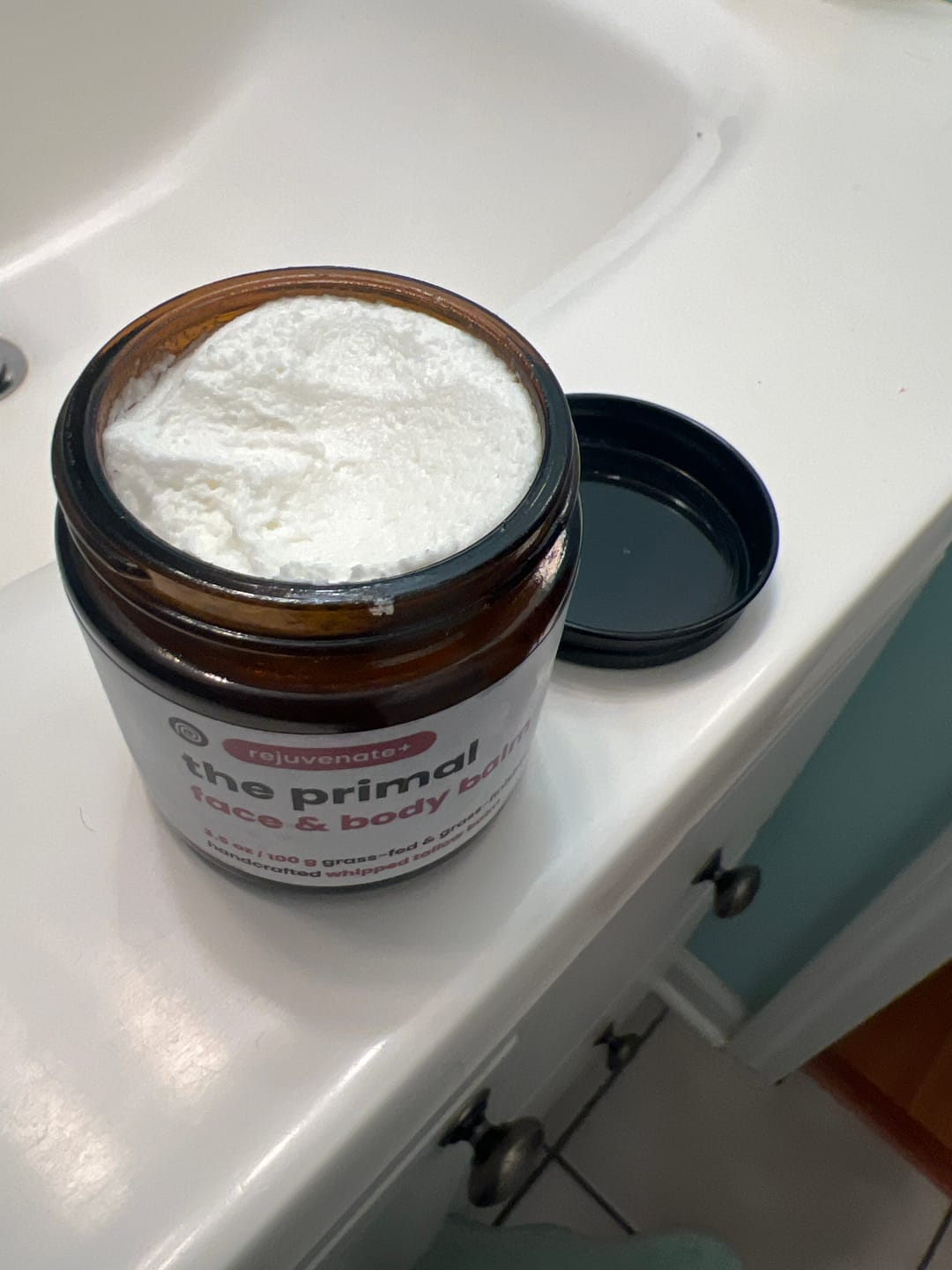 Customer photo review of Rejuvenate+ Whipped Tallow Balm (Face & Body)