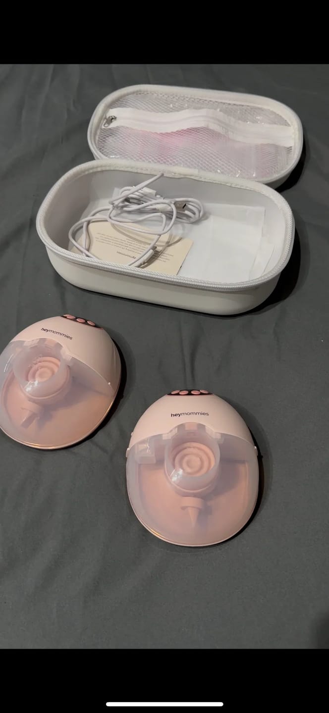 Customer photo review of Draagbare Borstkolf - Heymommies Flow Lite 12