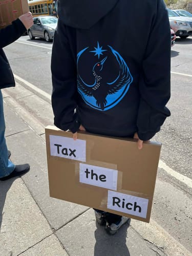 Customer photo review of Rebel Loon Zip Up