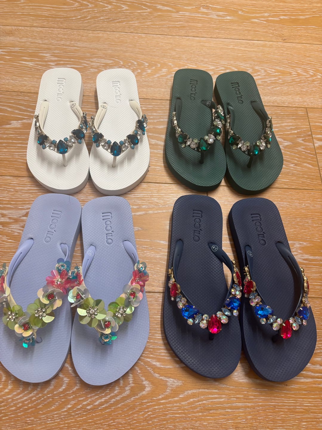 Customer photo review of Flip-Flop / Katja - Dunkelgrün
