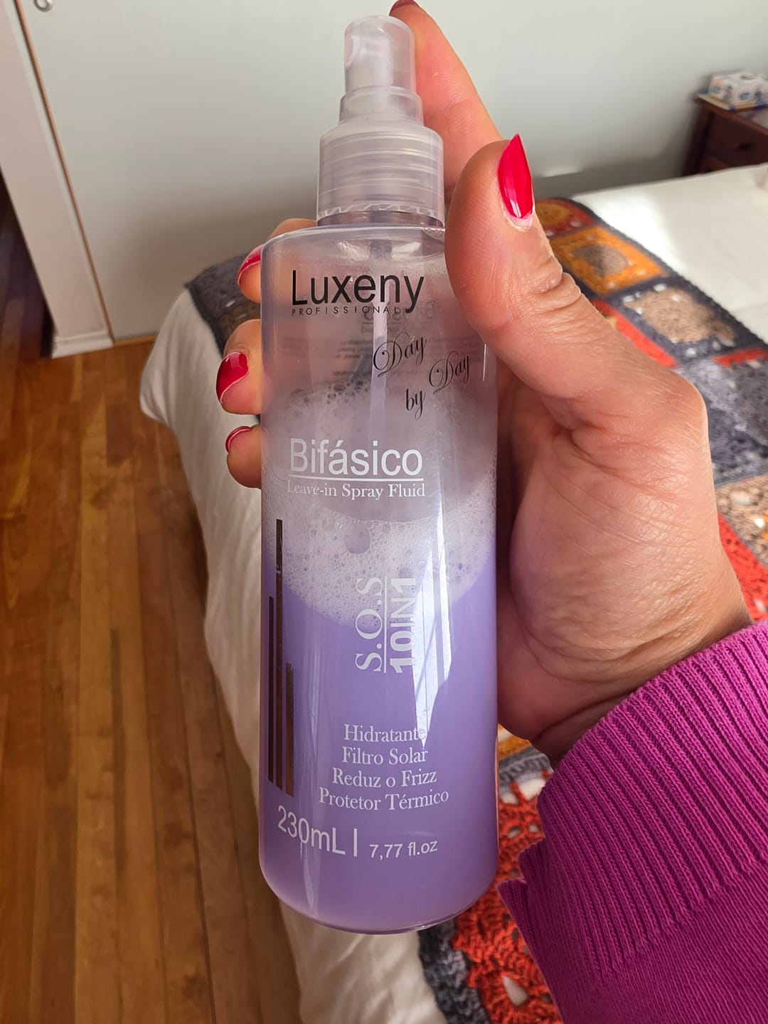 Customer photo review of Spray Bifásico 10 en 1 230 ml