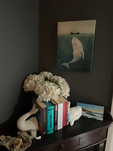 Customer photo review of White Whale Print