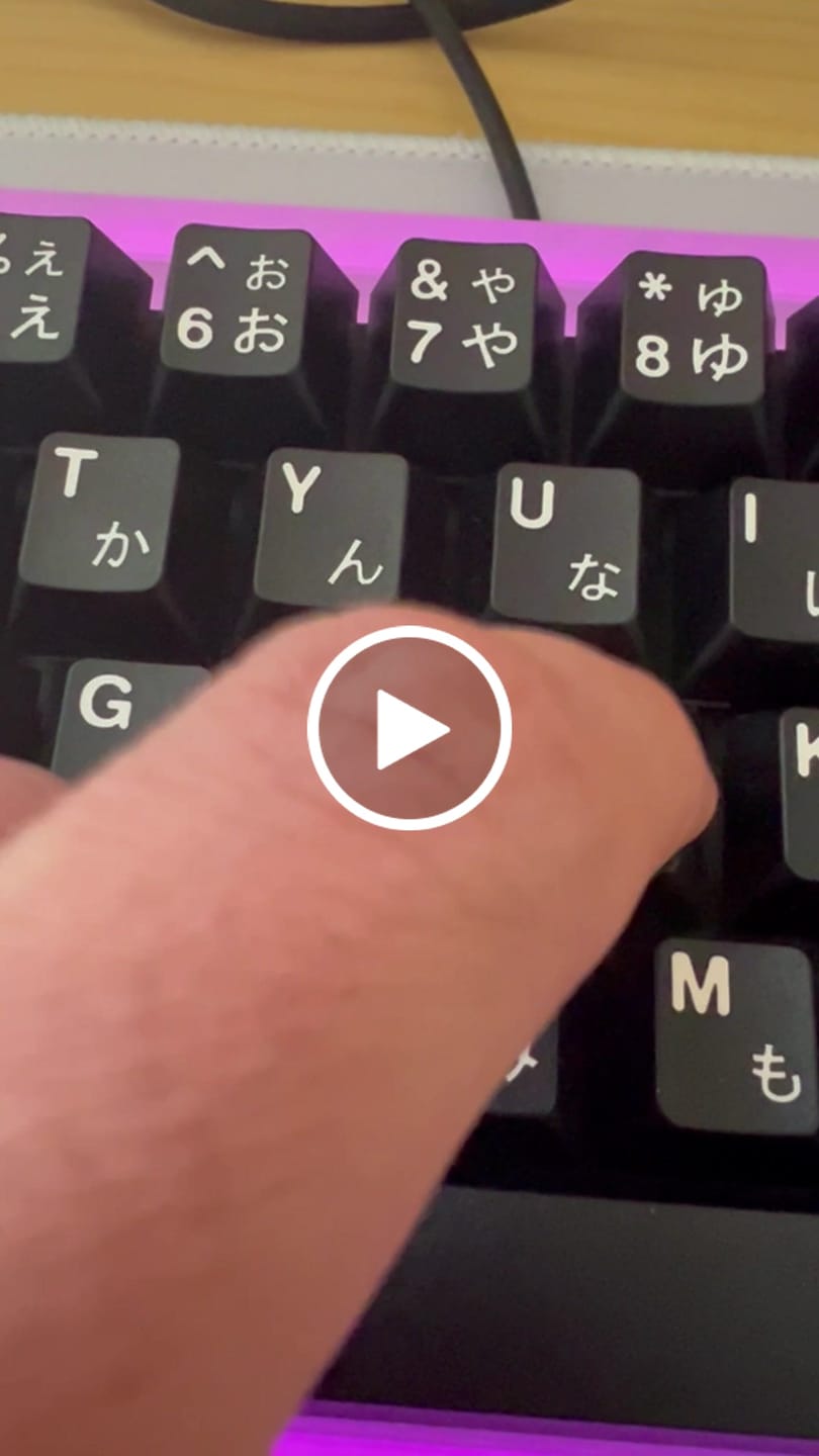 Customer video review of HMX CLOUD V2 LINEAR SWITCH FACTORY LUBED (10PCS)