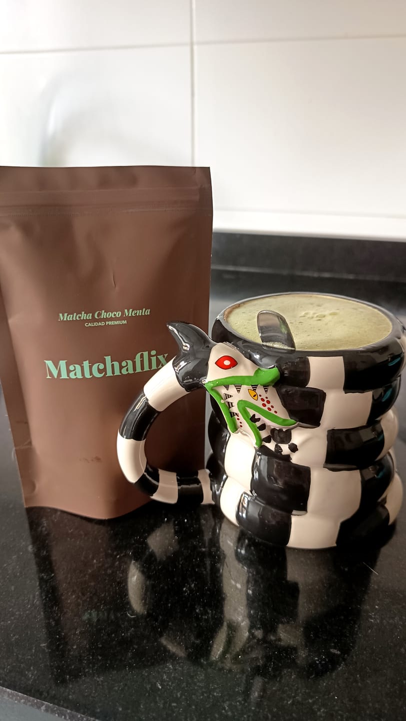 Customer photo review of Té Matcha Premium Choco-Menta