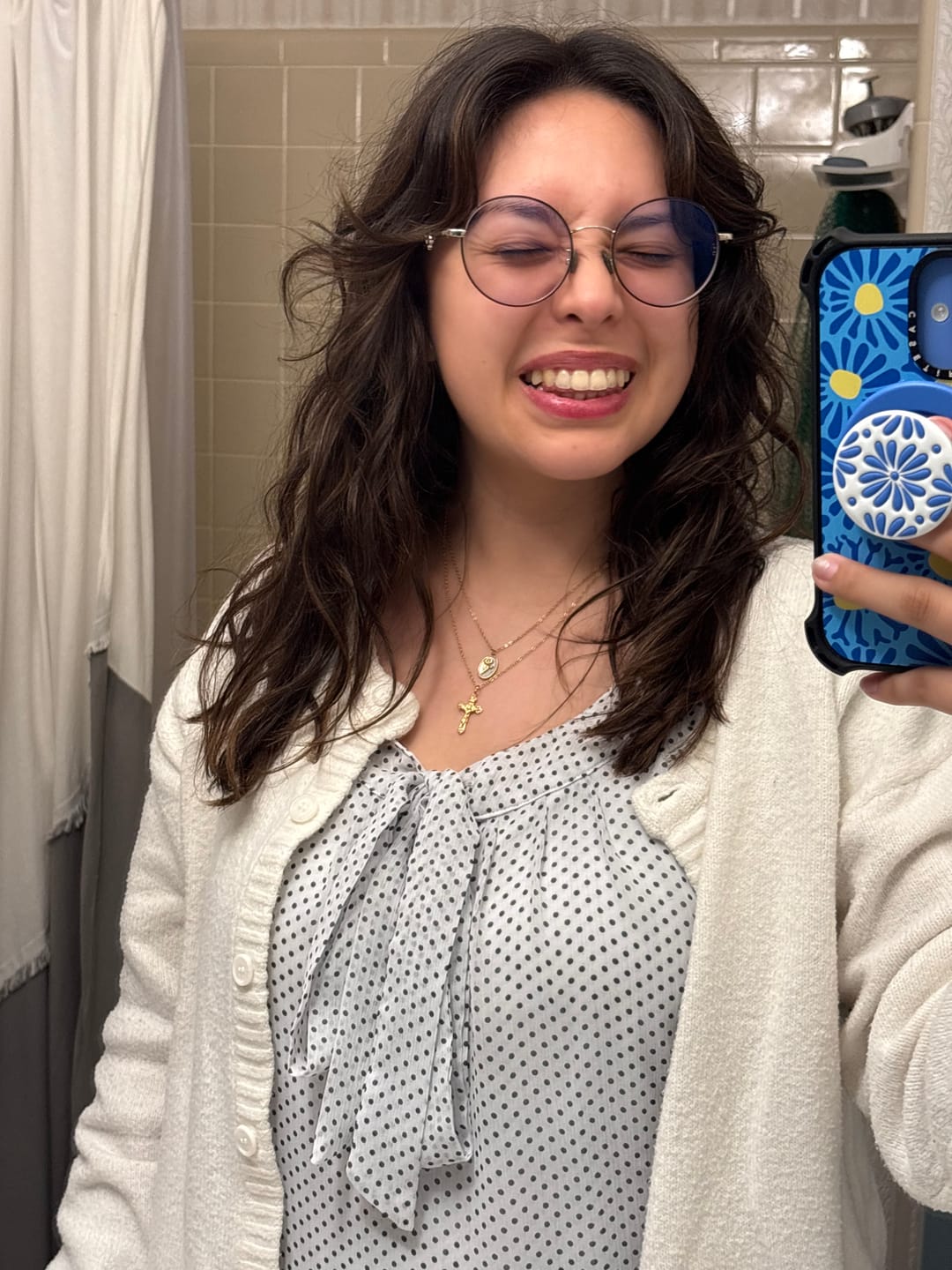 Customer photo review of Vintage Crucifix Necklace PRE-ORDER