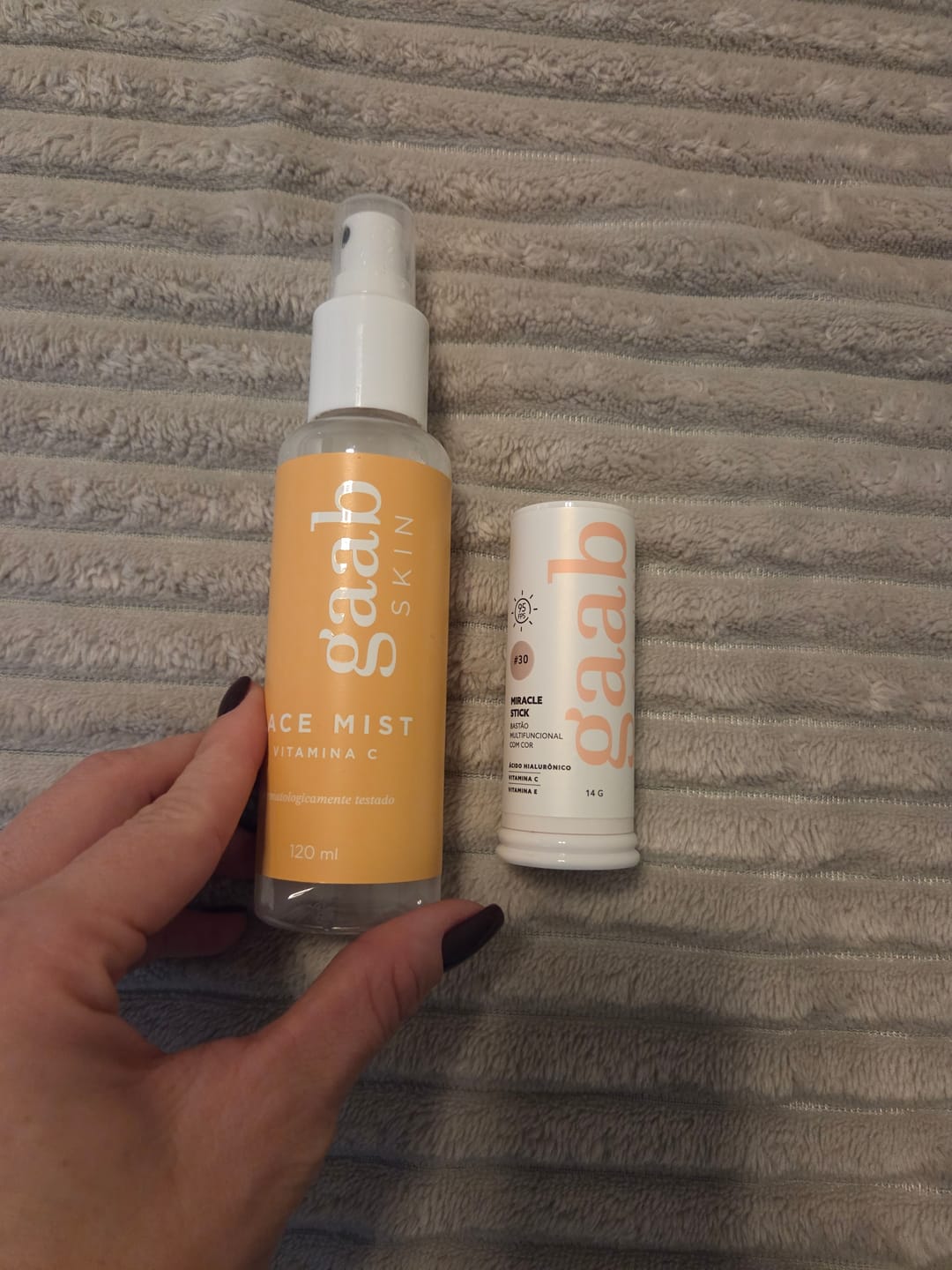 Customer photo review of Compre Miracle Stick, Ganhe Face Mist