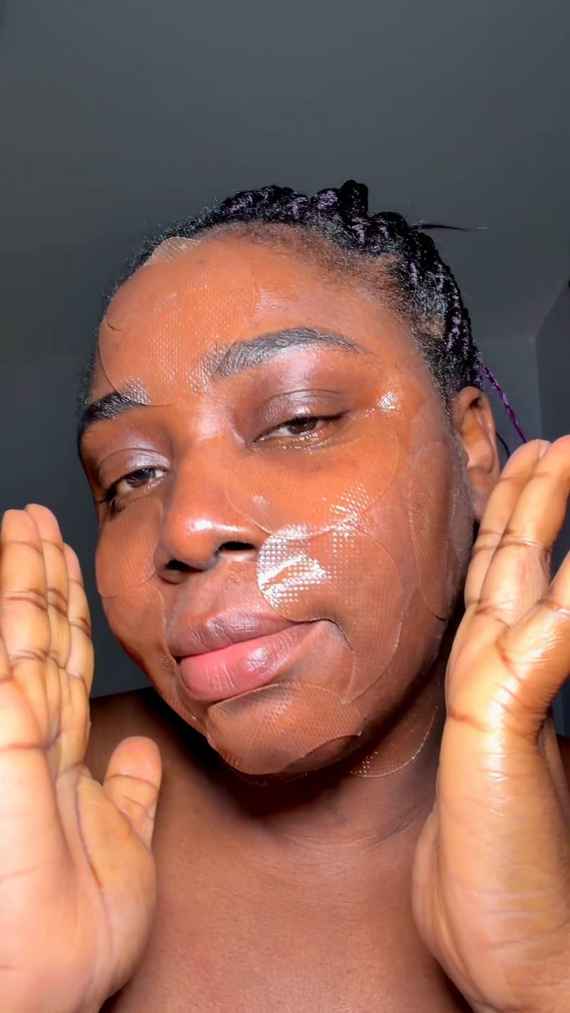 Customer photo review of Glutathione kojic acid eye patch Vita jelly