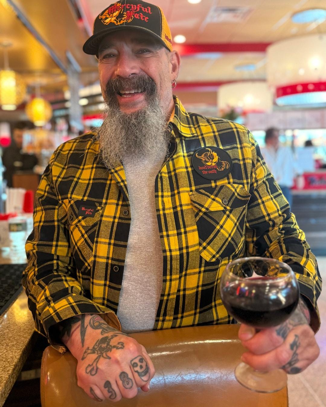 Customer photo review of Mercyful Fate - Dont Break The Oath - Trucker Hat