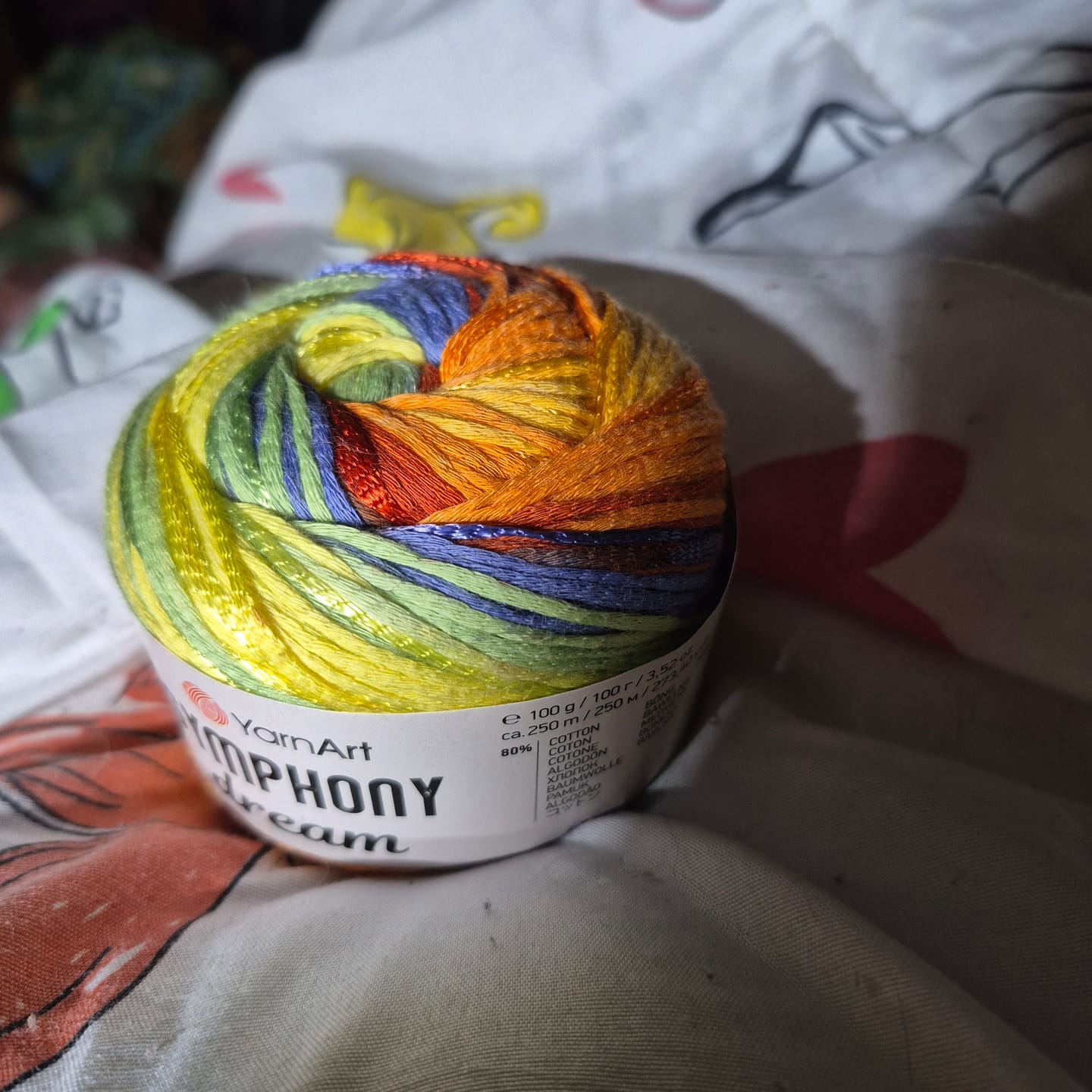 Customer photo review of YarnArt Symphony Dream