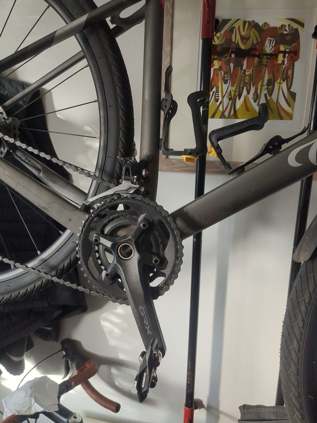 Customer photo review of Shimano GRX FC-RX600 2x Gravel Chainset