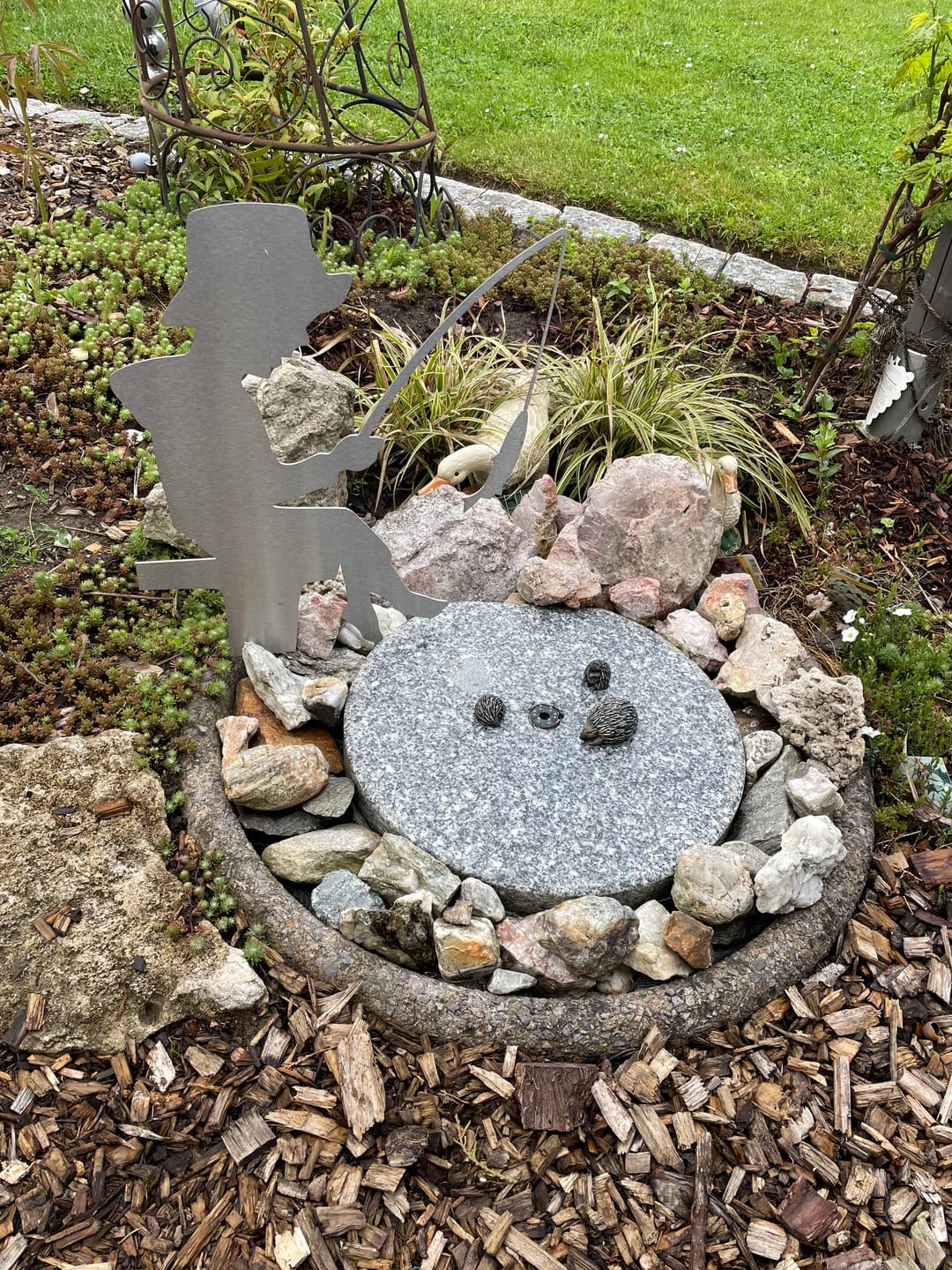 Customer photo review of Gartenstecker Angelndes Kind
