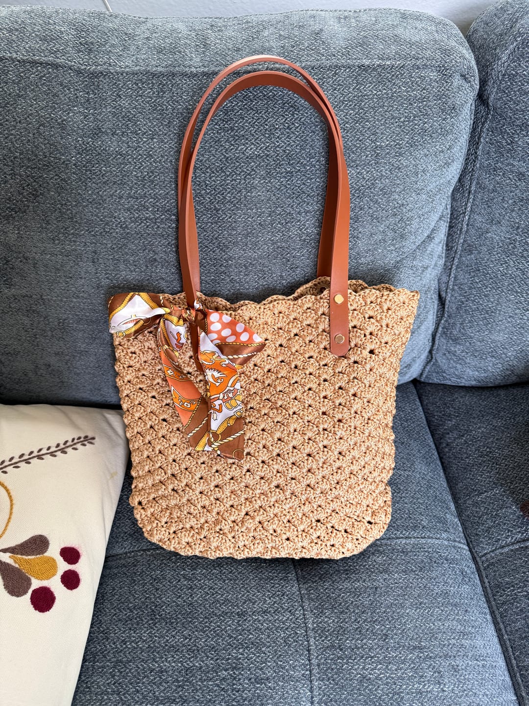 Customer photo review of CrochetPark™ Aveline crochet Shoulder Bag Kit