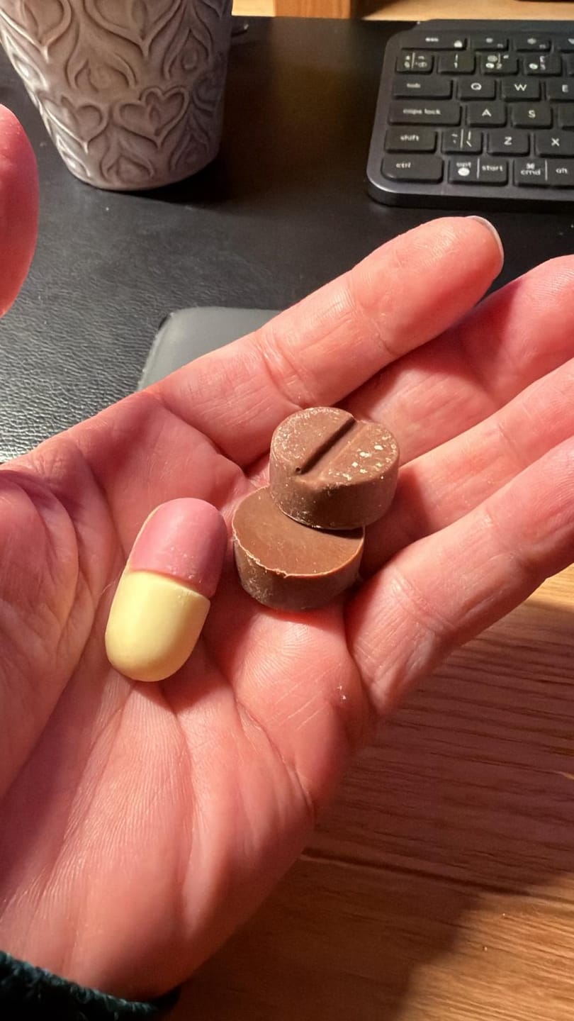 Customer photo review of Chocolate Pills by Dr Indulgence