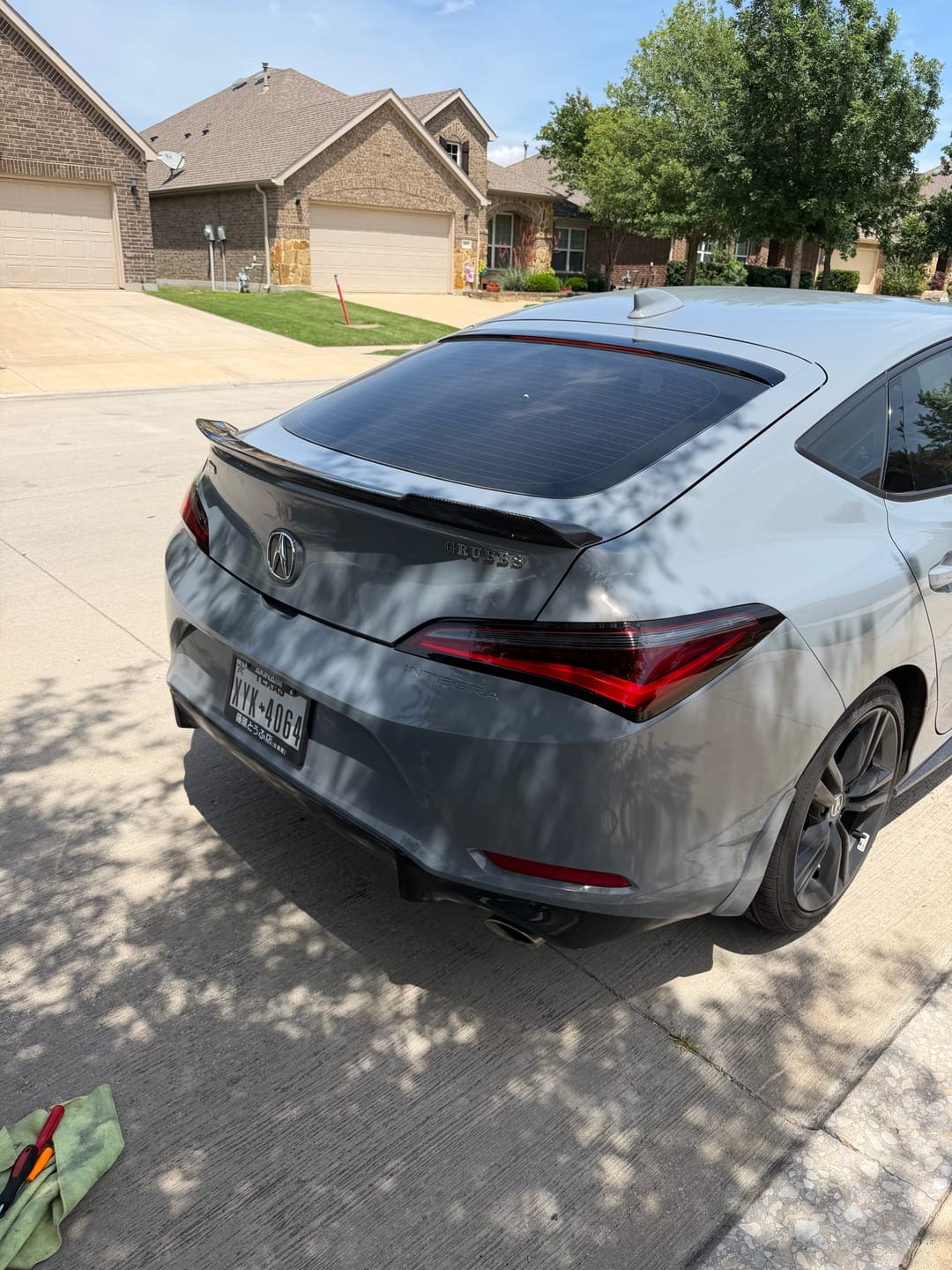 Customer photo review of 2023-Up Acura Integra Extended Rear Spoiler