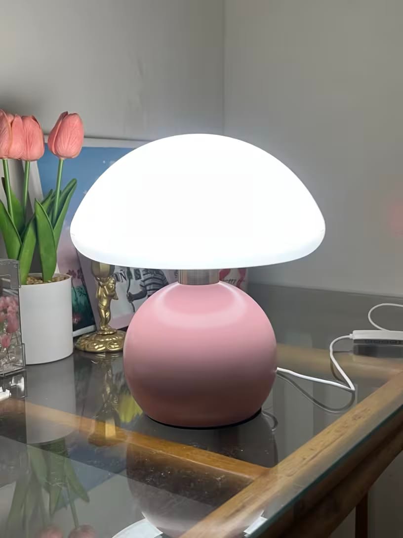 Customer photo review of Glow Mushroom Lamp