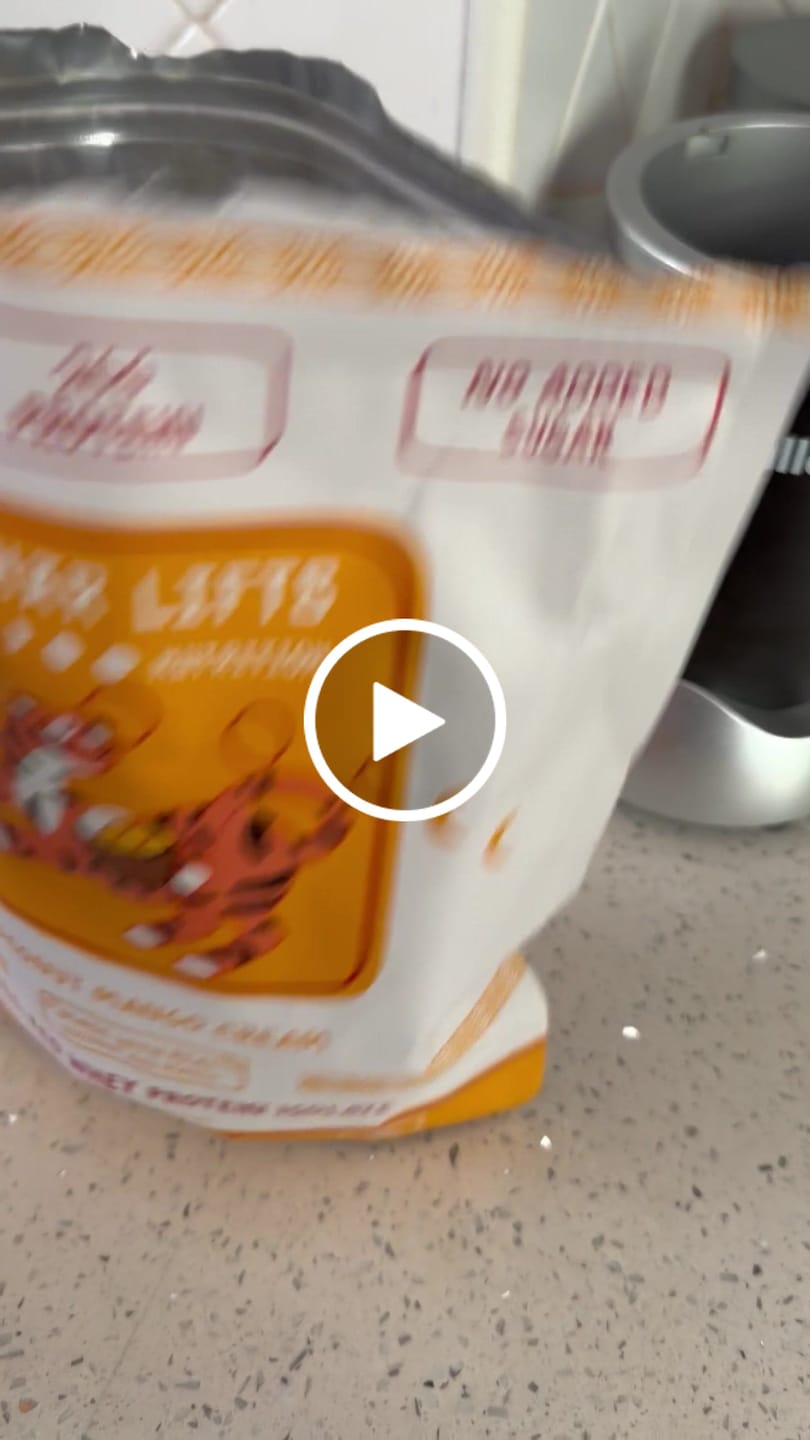 Customer video review of Coconut Mango Cream Whey Protein