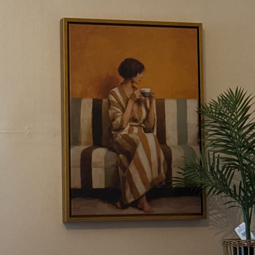 Customer photo review of Amber Silence Print