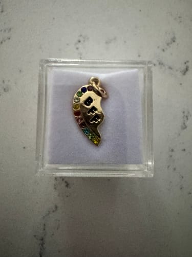 Customer photo review of BFF Heart Charm (SURPRISE)
