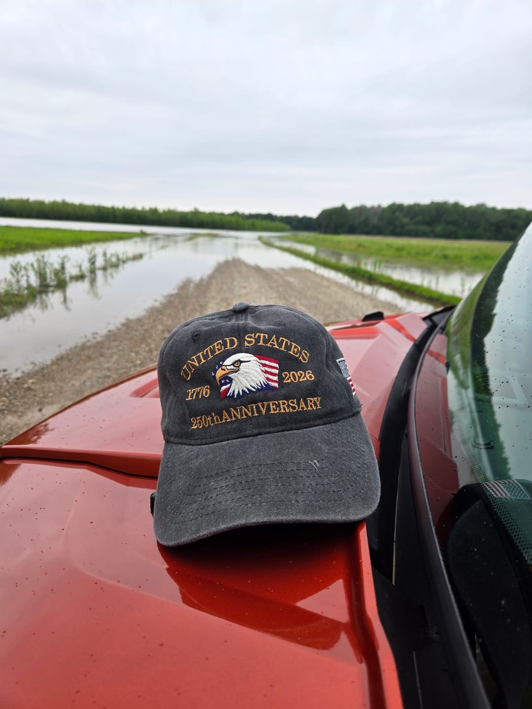 Customer photo review of Exclusive USA 250th Anniversary Eagle Cap (1776–2026) —  Embroidered