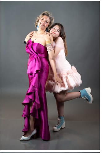 Customer photo review of Reina Dress Pink