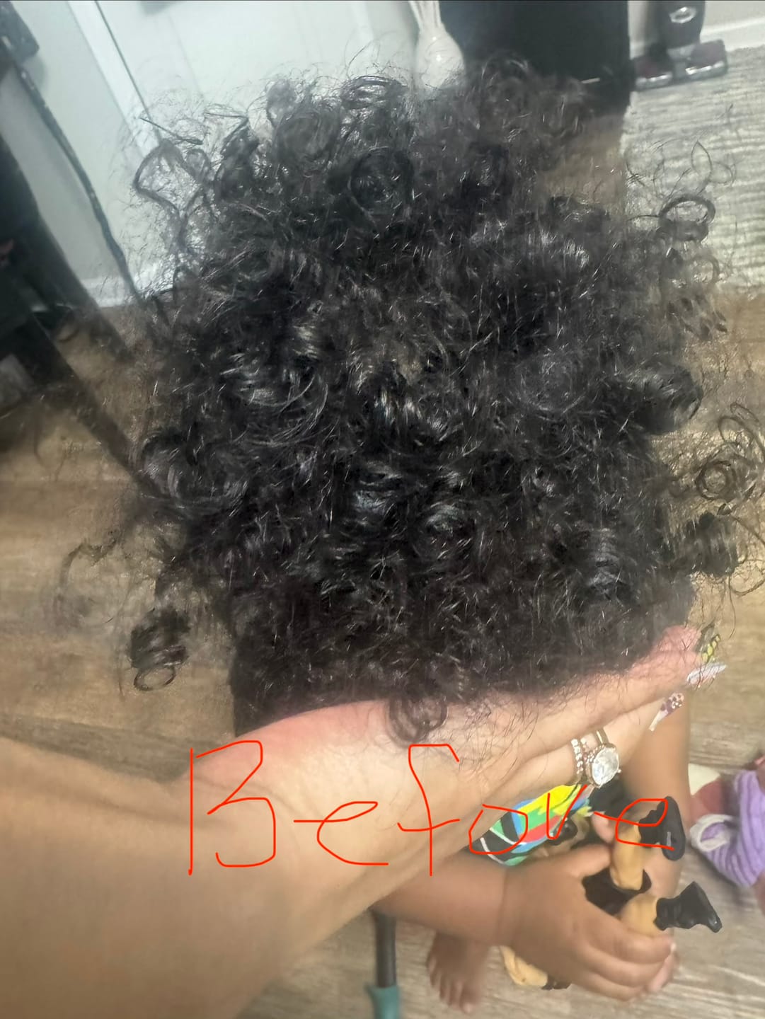 Customer photo review of LOVE CURL Cream