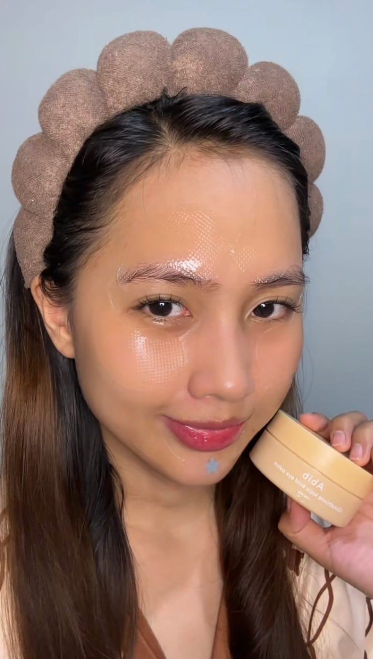 Customer photo review of Glutathione kojic acid eye patch Vita jelly