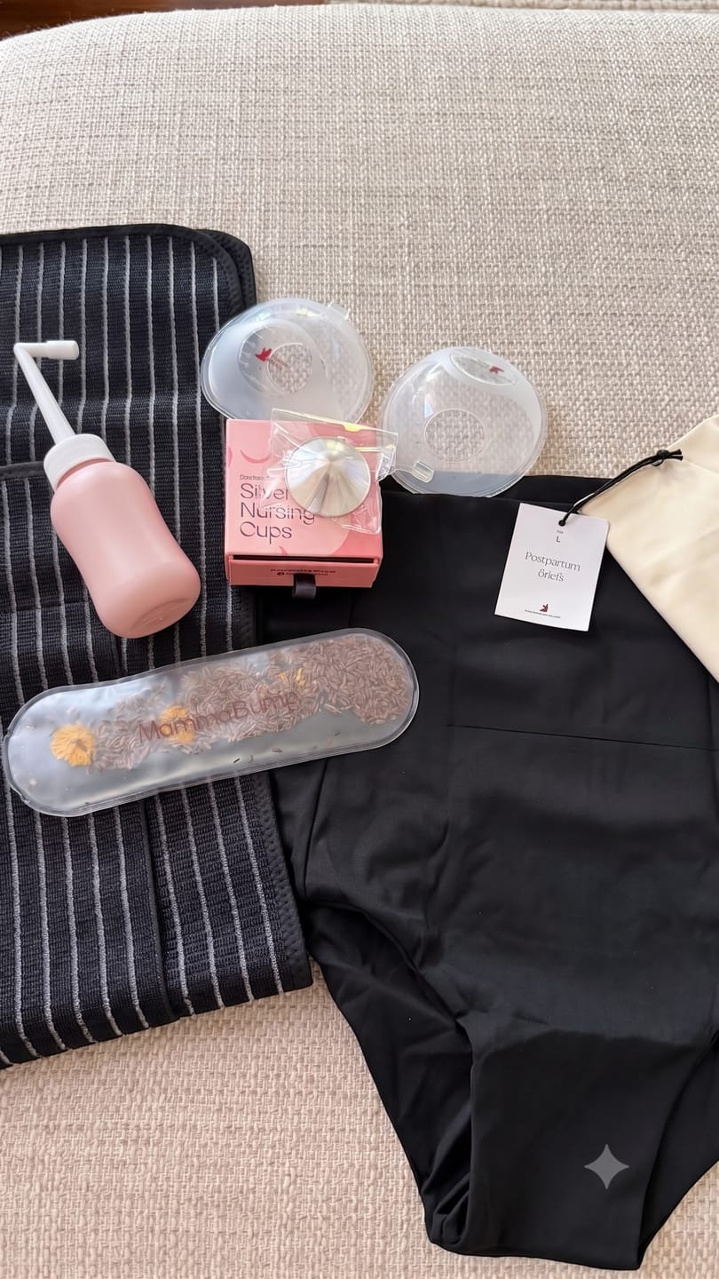 Customer photo review of Complete Postpartum Recovery Bundle