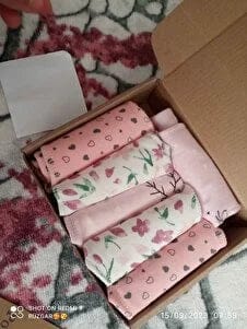 Customer photo review of Yıkanabilir Antibakteriyel Bambu Ped