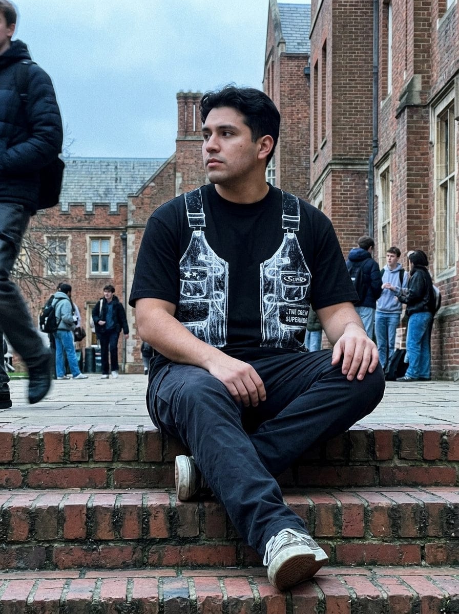 Customer photo review of Jacket Print Graphic T-Shirt