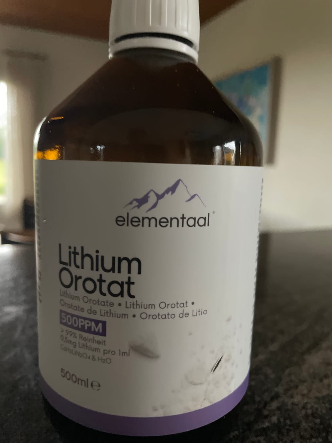 Customer photo review of Elementaal® Lithium Orotat | inkl. Dosierspritze, Messbecher & Pipette