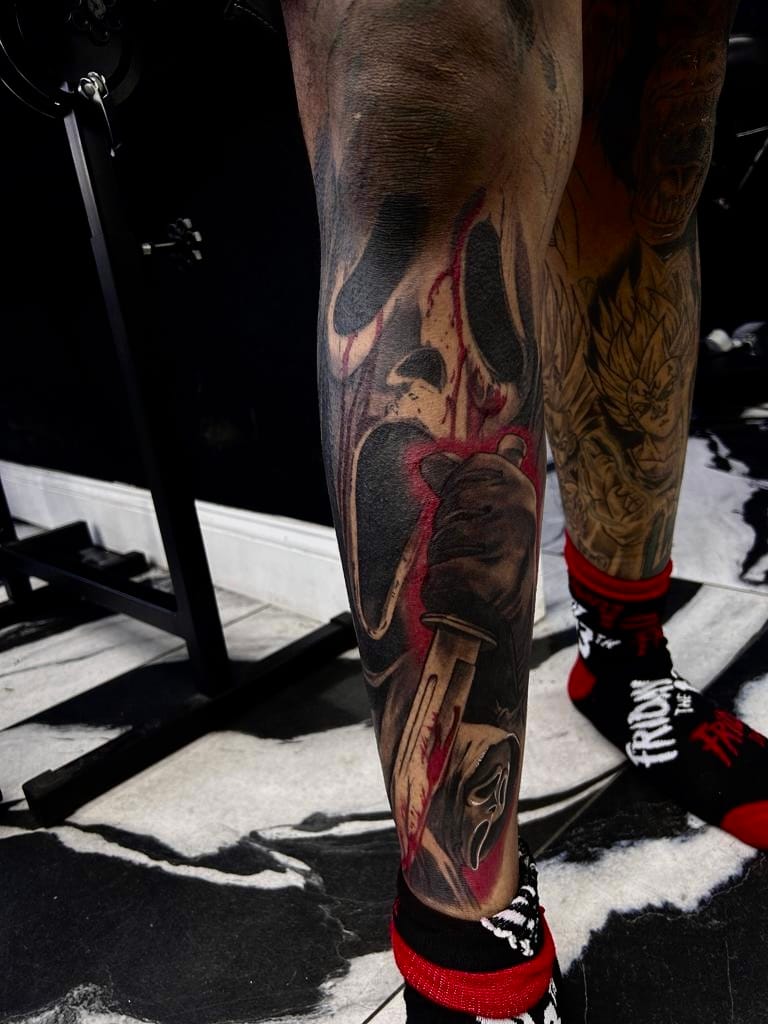 Customer photo review of Painless Tattoo Numbing Spray