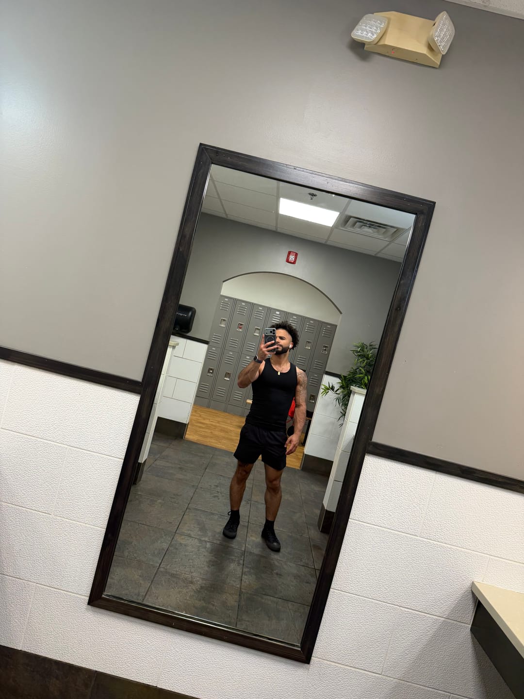 Customer photo review of Premium Ultra-Soft Cotton Fitted Tank 3 Pack