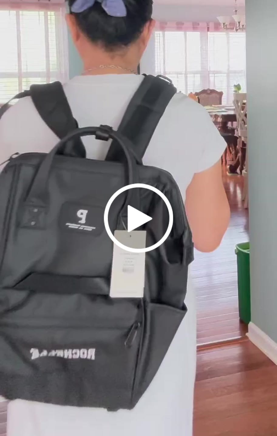 Customer video review of Personalized Cascade Backpack - Compact